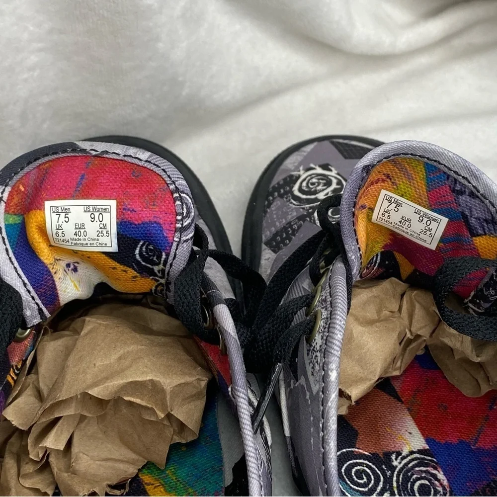 Vans Abstract Authentic Multicolored Black Sneakers